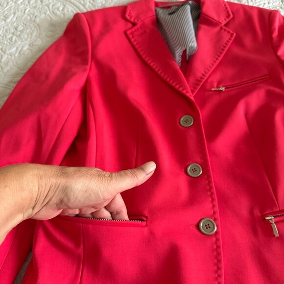 MARC AUREL Women's Blazer Jacket Hot Pink Size M - Picture 9 of 14